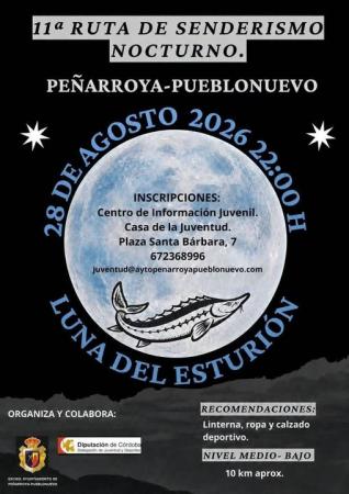 imagen de Inscripciones hasta el 15 de agosto para la XI Ruta de Senderismo Nocturno (28 ago, 22:00)