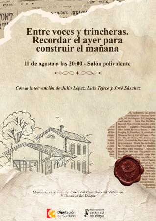 imagen de Villanueva del Duque recupera la memoria de la Guerra Civil: solidaridad y testimonios