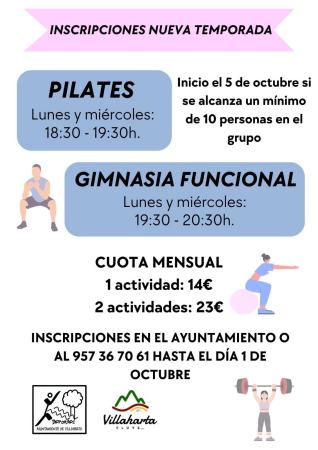 imagen de COMIENZO PROGRAMAS DEPORTIVOS