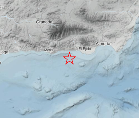 imagen de Un terremoto de magnitud 4,4 sacude Córdoba con epicentro en el mar de Alborán