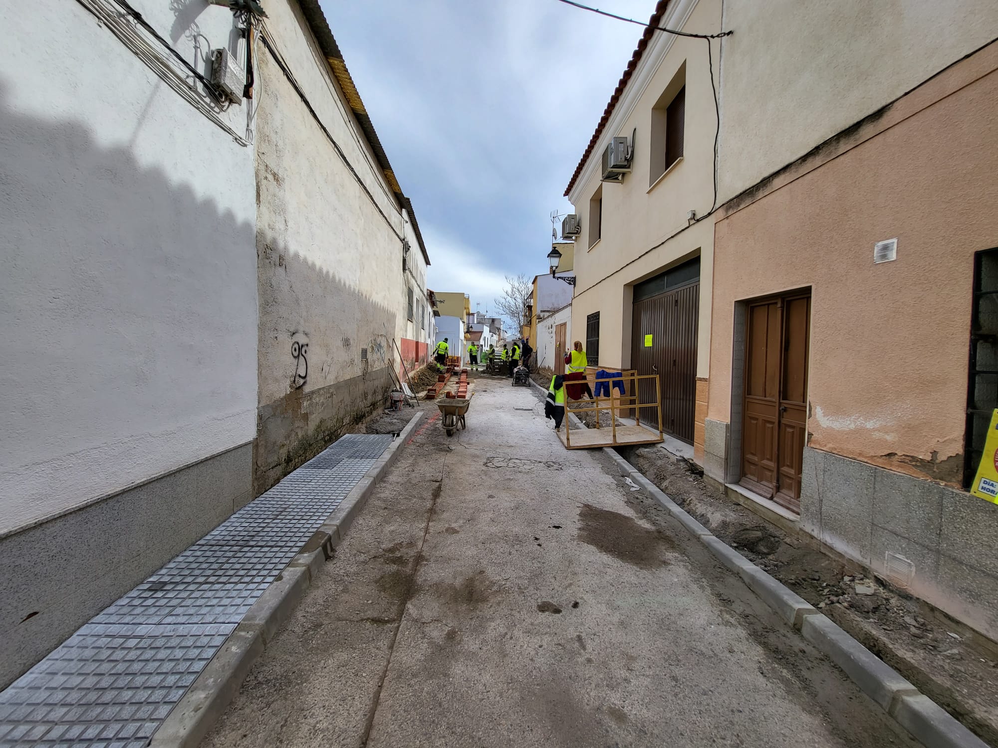 Se inician obras de mejora en la calle Castilla