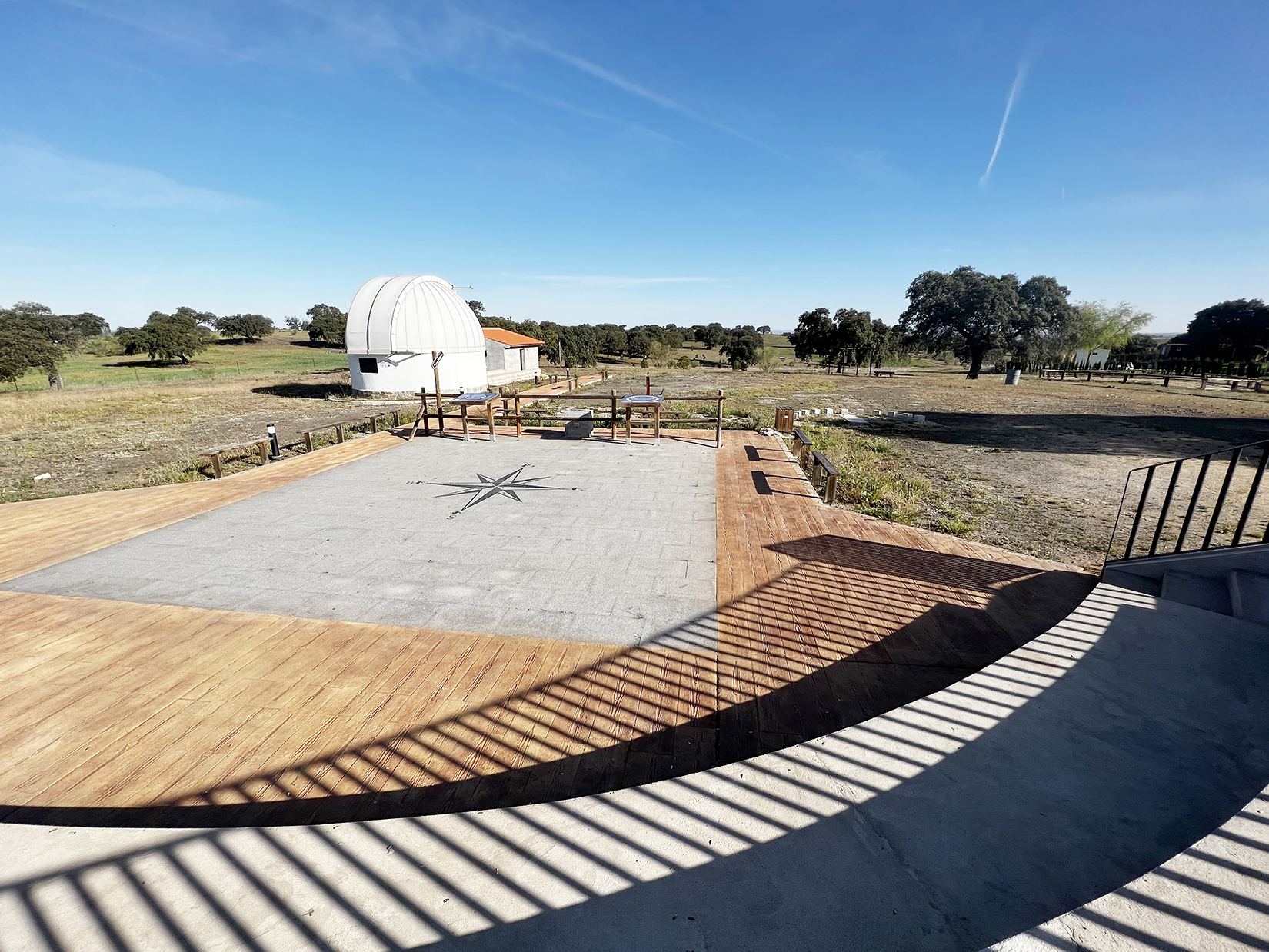 Terminada la construcción del observatorio astronómico al aire libre en la Dehesa Municipal
