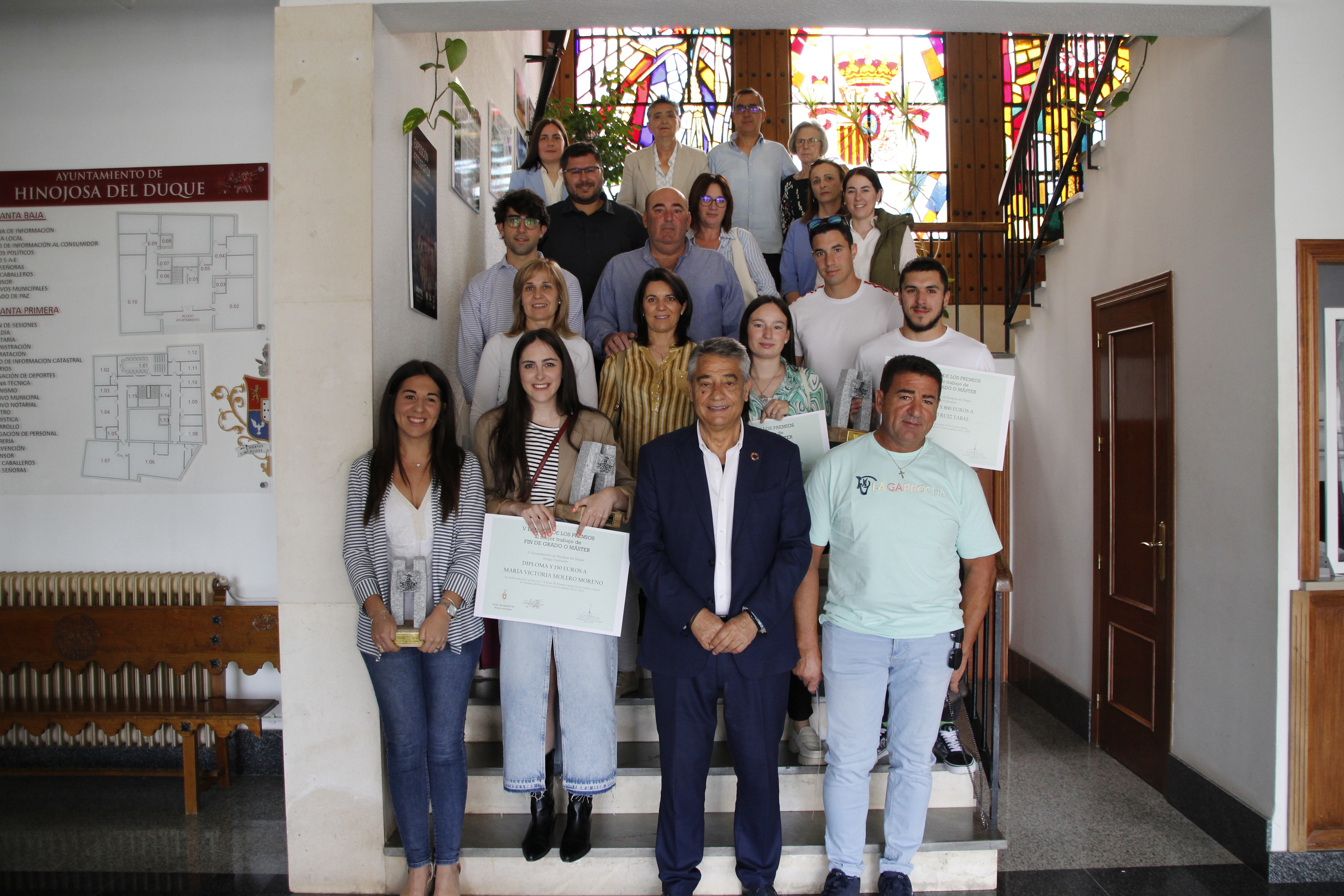 El Ayuntamiento de Hinojosa del Duque ha acogido el acto de entrega de los premios al Mejor Trabajo Fin de Grado Máster