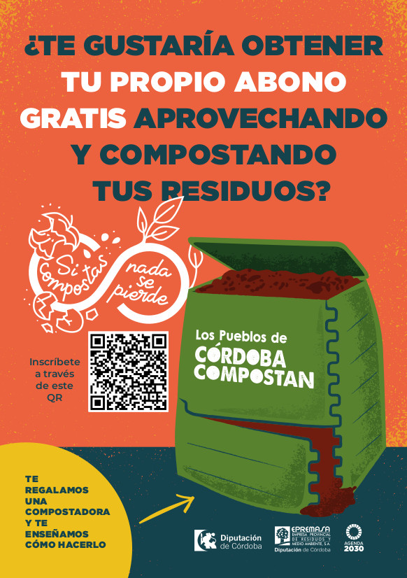 Epremasa pone en marcha una nueva campaña “Los pueblos de Córdoba compostan”.