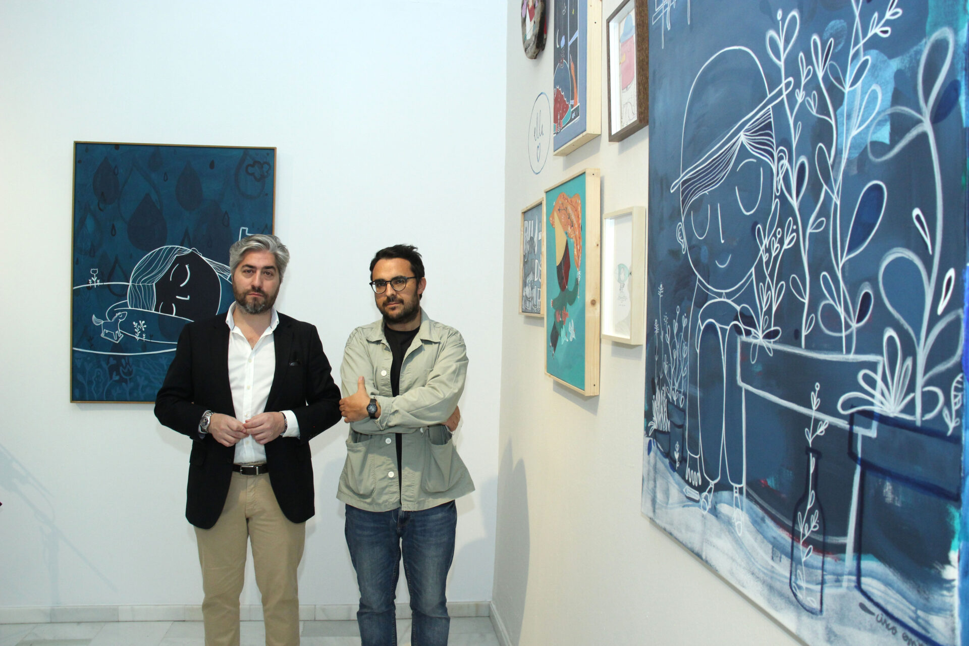 "El artista Cisco Espinar regresa a Lucena con su exposición 'Azul Prusia'"