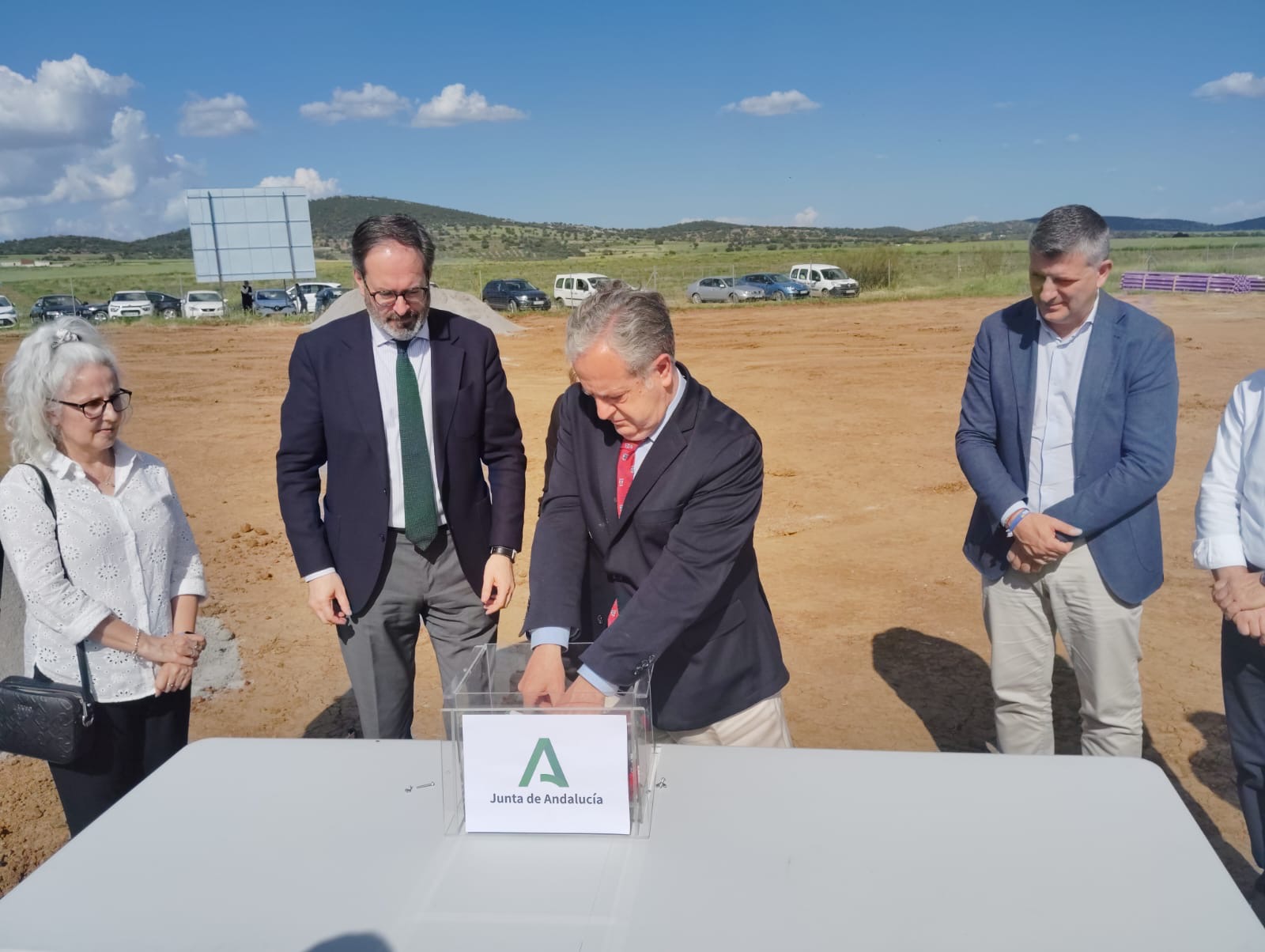 Inician construcción de EDAR en La Granjuela para beneficiar a 432 habitantes