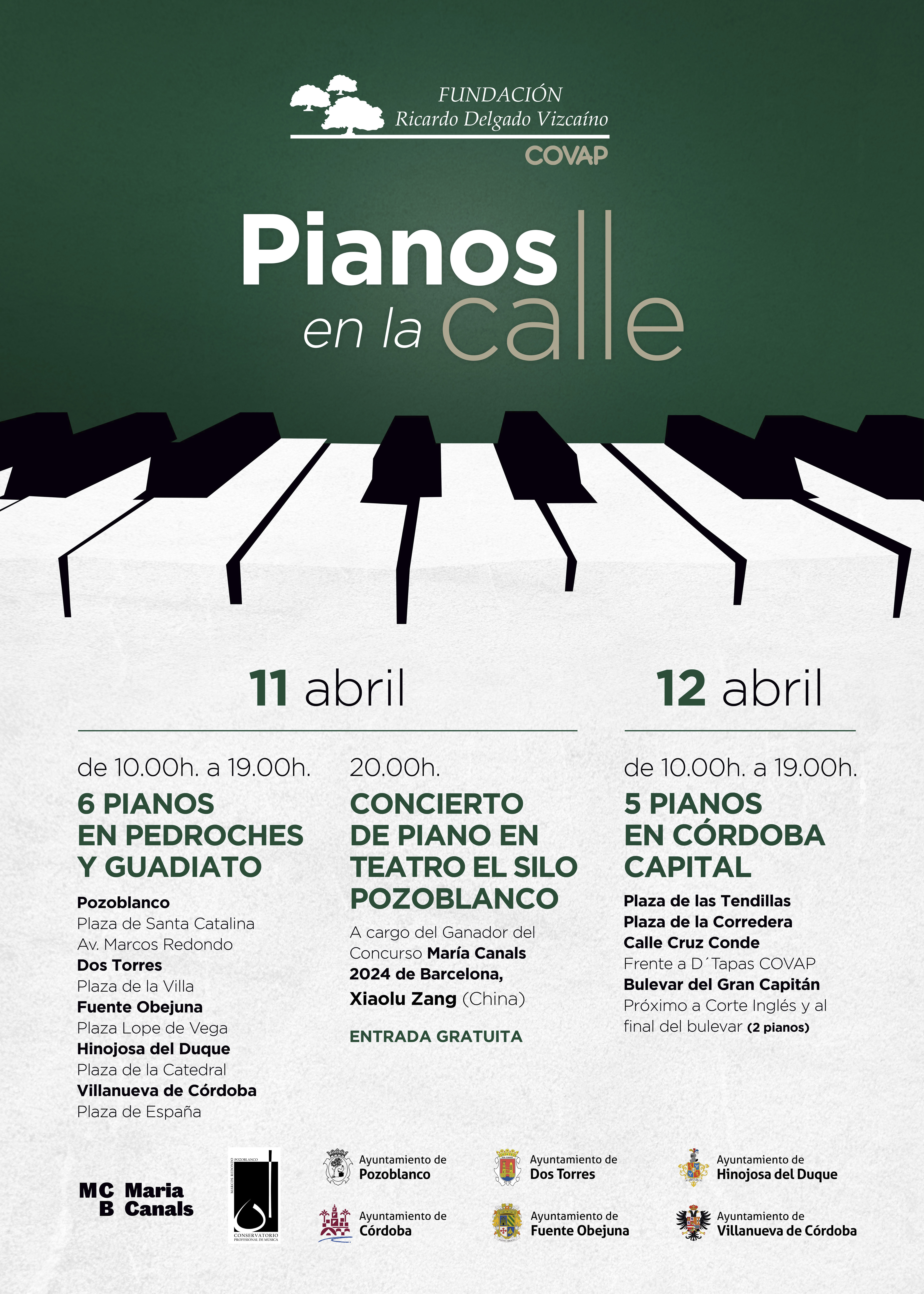 'Pianos en la calle' llega a Córdoba y los Pedroches con conciertos sorprendentes
