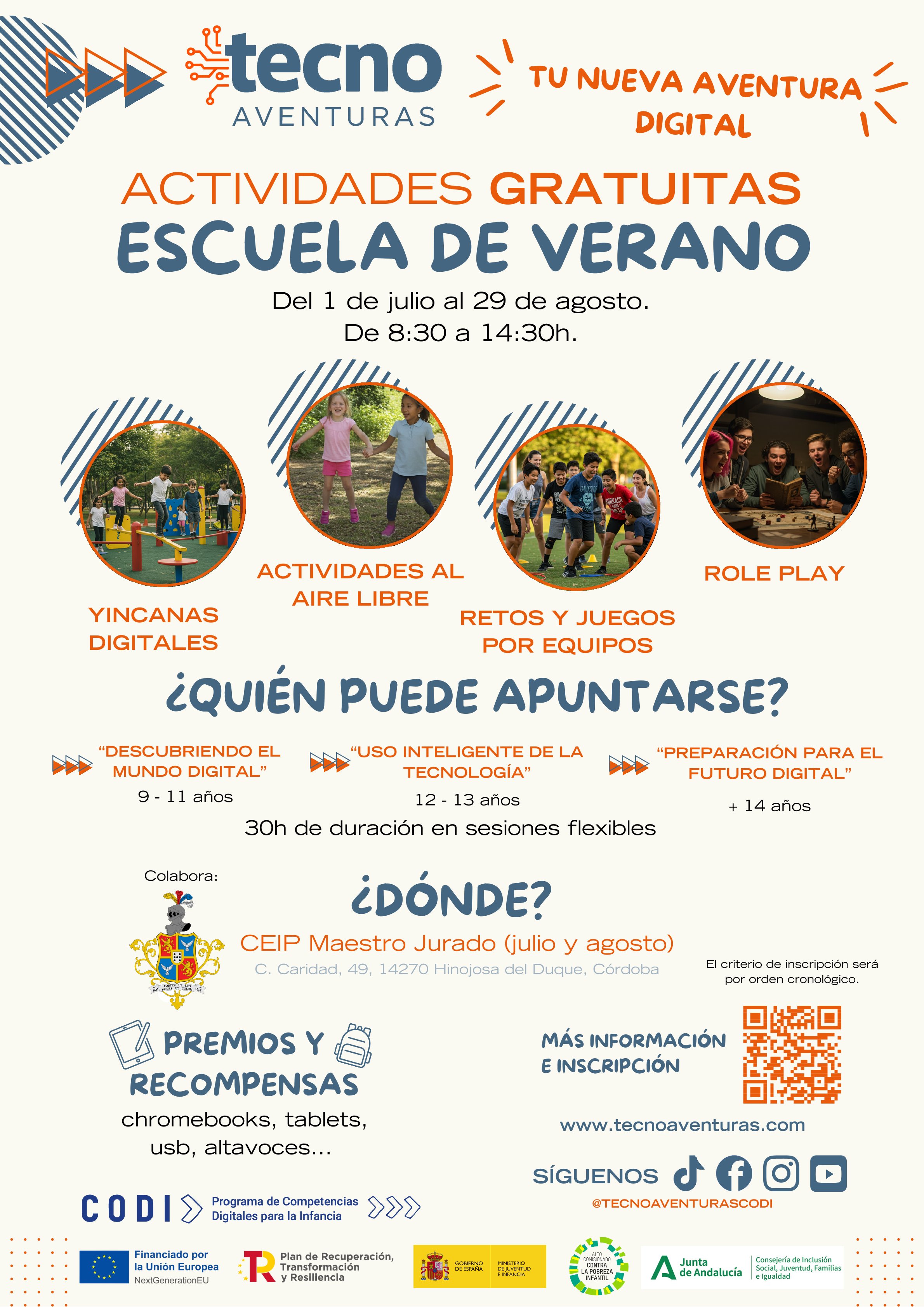 ESCUELA DE VERANO. TECNO AVENTURAS