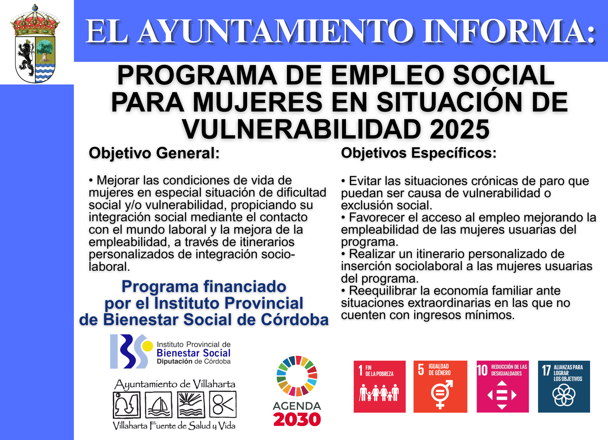 SUBVENCIÓN RECIBIDA. PROGRAMA VULNERABILIDAD