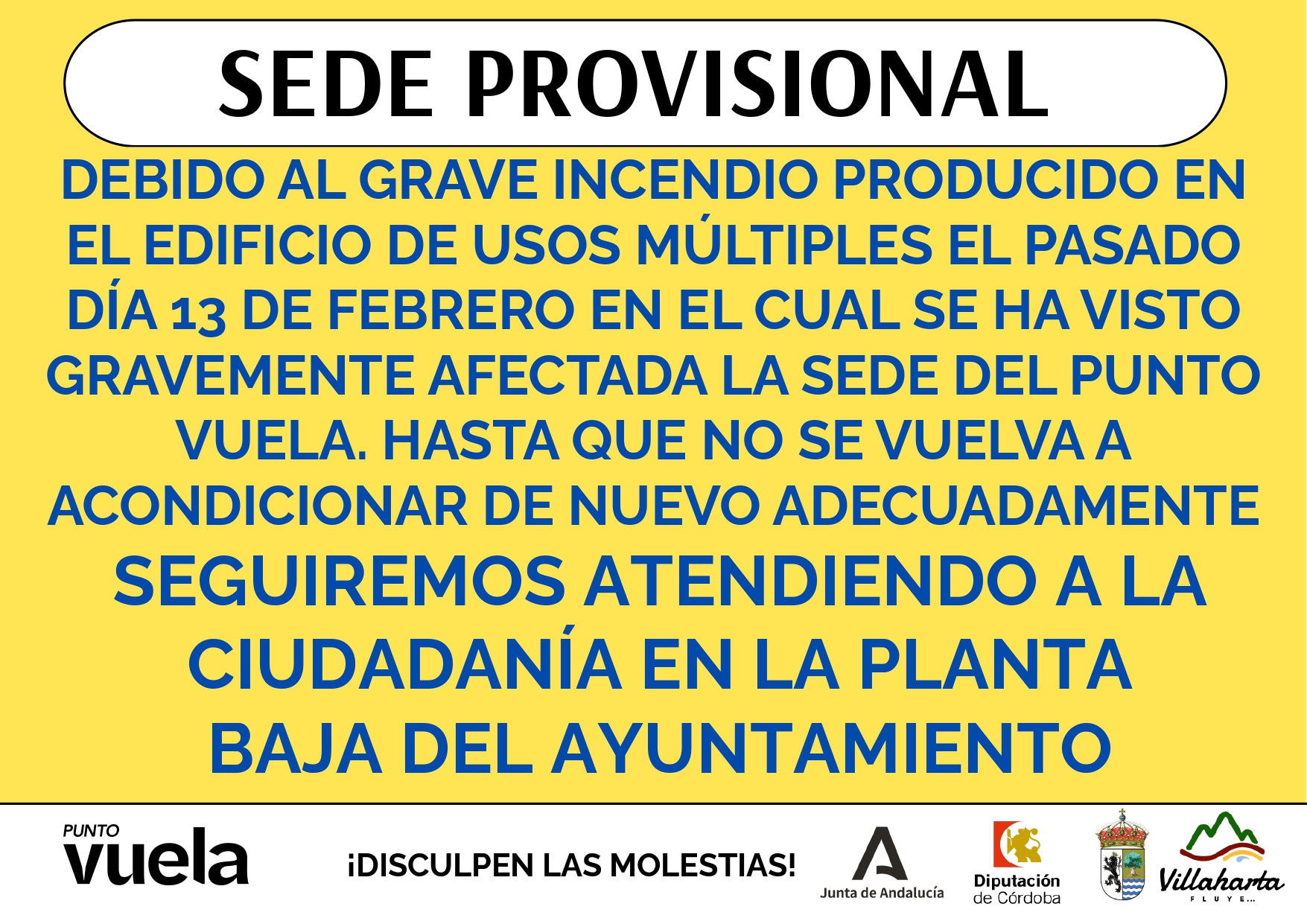 SEDE PROVISIONAL PUNTO VUELA