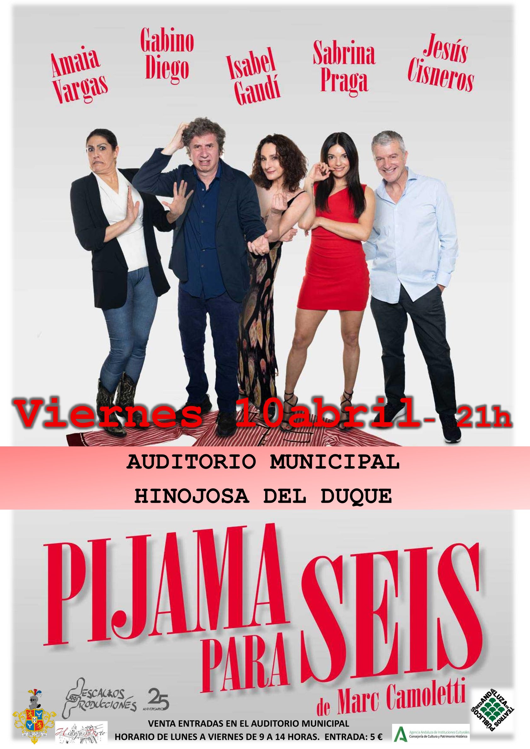 TEATRO «PIJAMA PARA SEIS» de Marc Camoletti