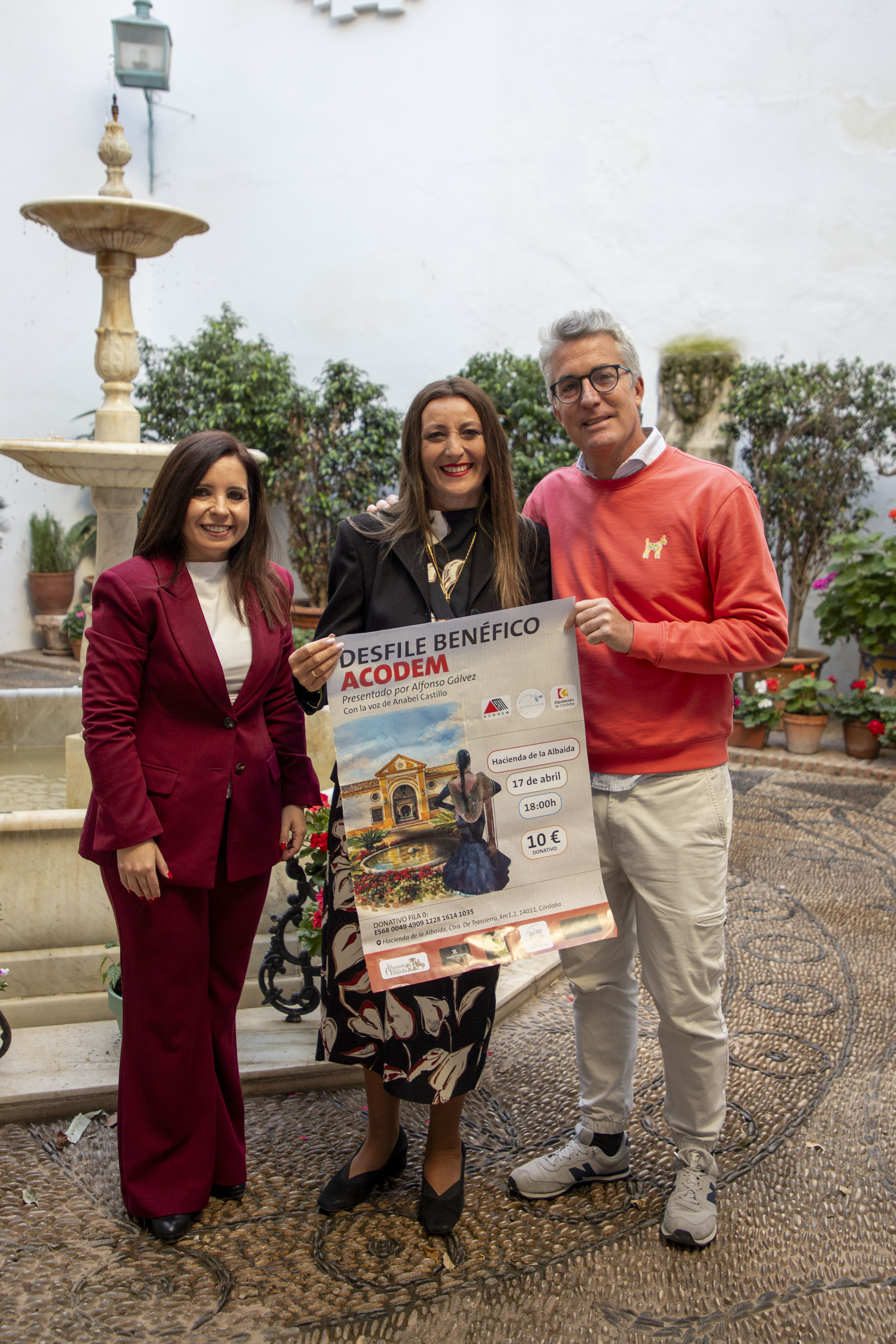 Desfile flamenco benéfico el 17/4 en Hacienda de la Albaida para financiar sede y Unidad de Día