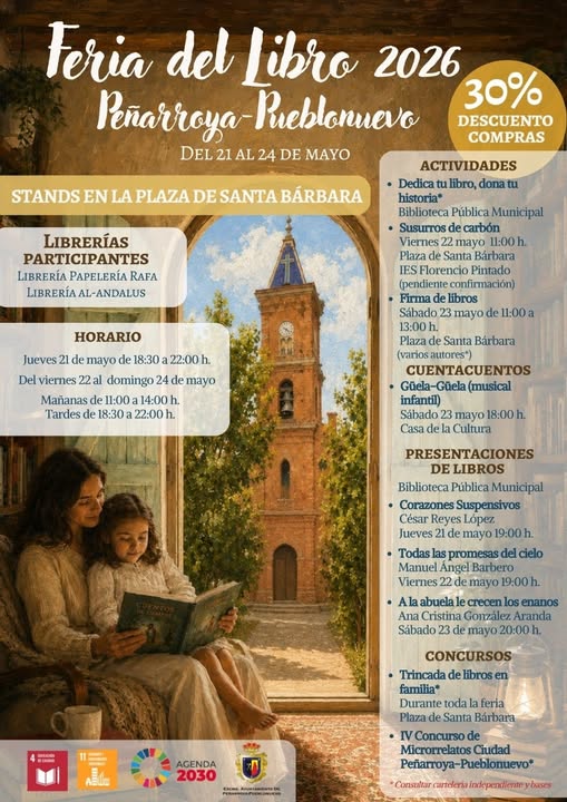 Feria del Libro 2026 (21-24 mayo): actividades familiares y hasta 30% de descuento