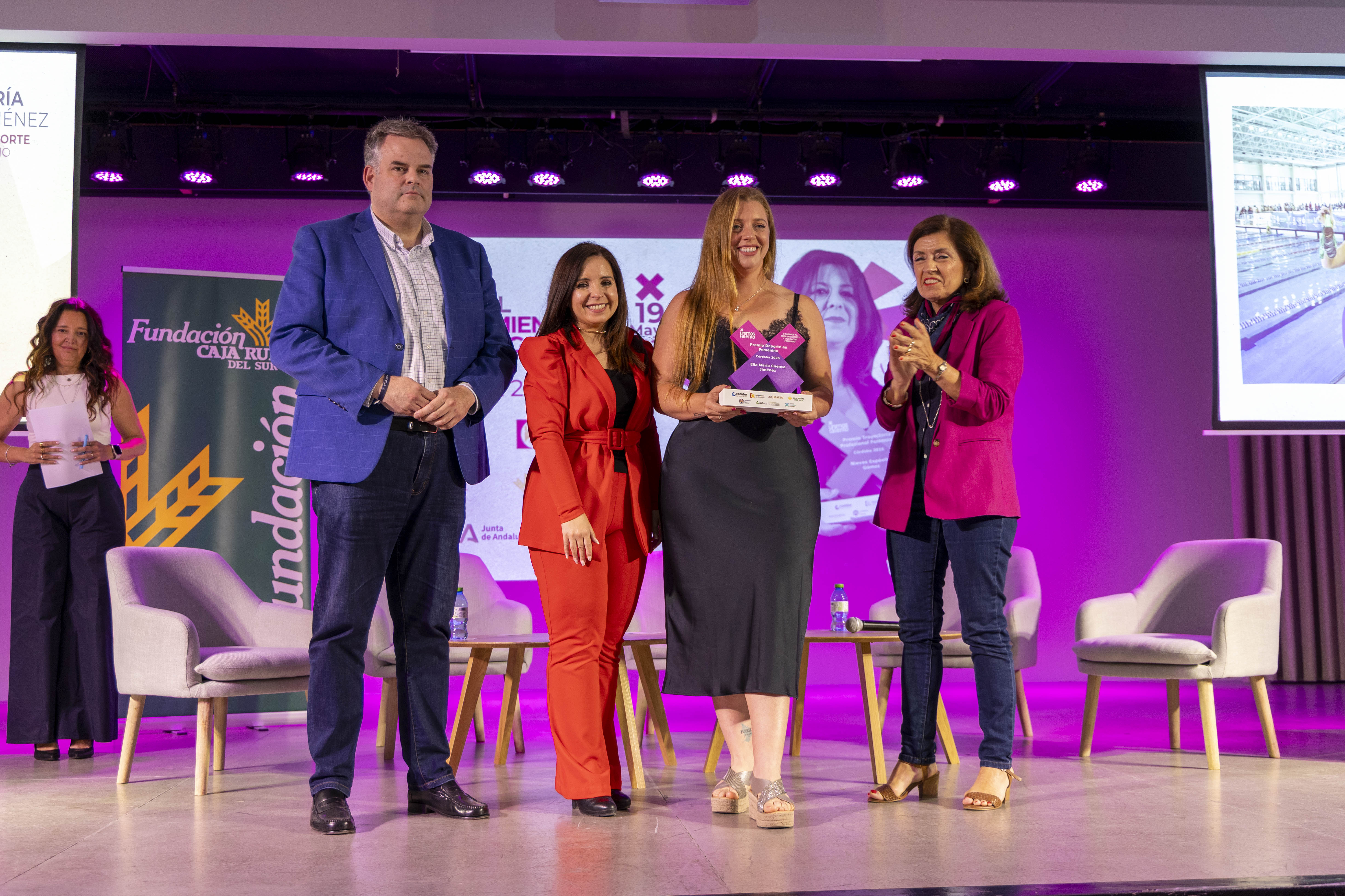 Elia M. Cuenca, Premio del Deporte en Femenino: Lucena ensalza su ejemplo y constancia