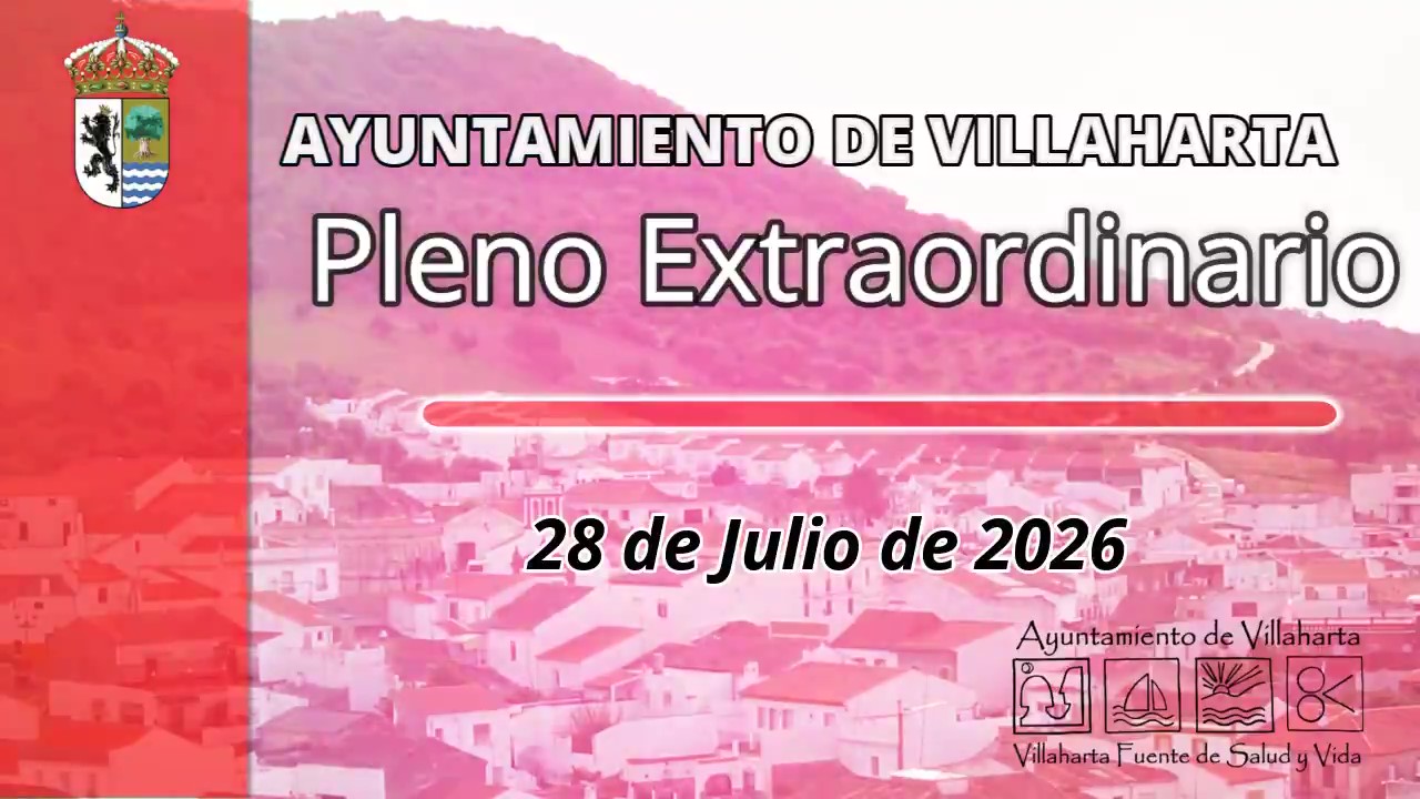 Pleno 28/7/2026 debatirá suplemento 1/2026 y delegación para contratar fases 4ª y 5ª del polideportivo