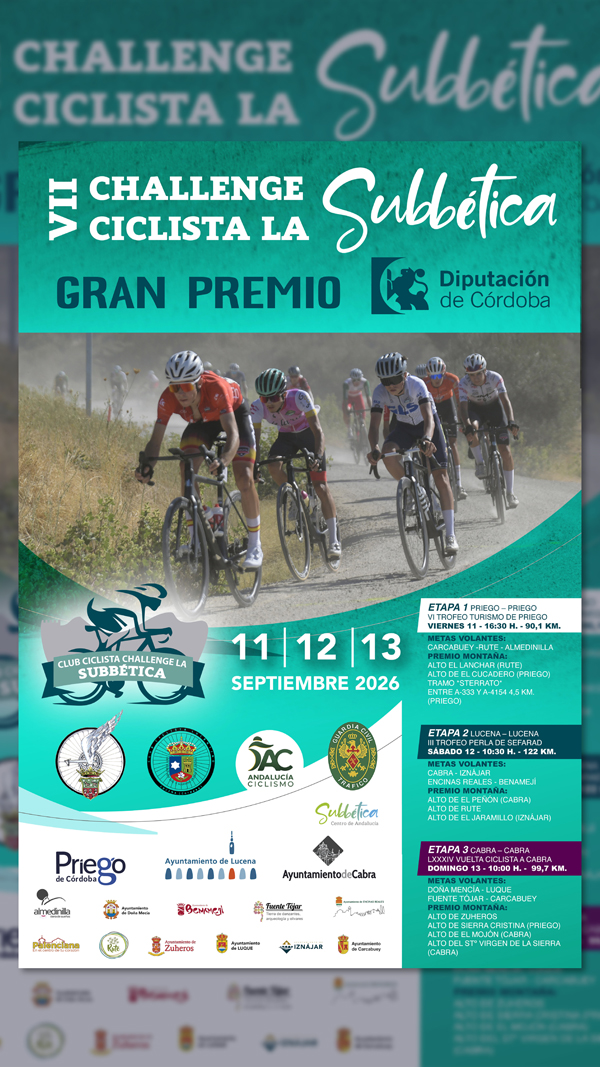 VII Challenge Ciclista De La Subbética 2026